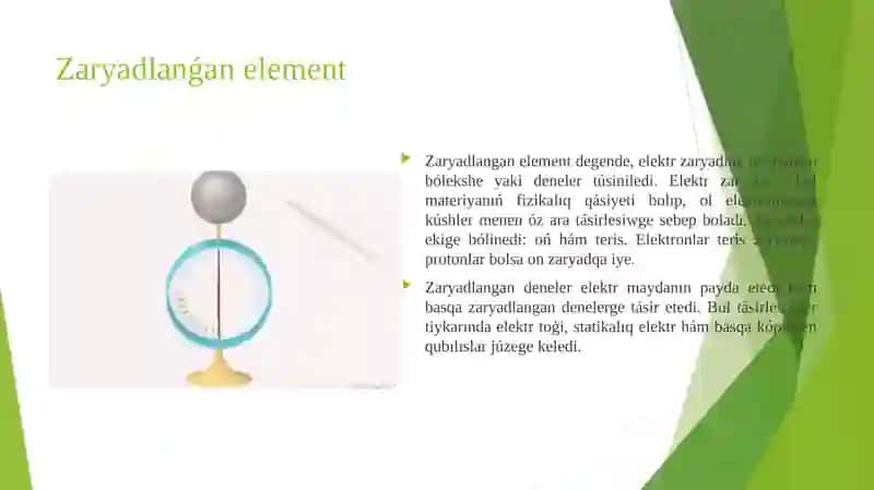 Fizikanıń elektromagnetizm bólimi 3