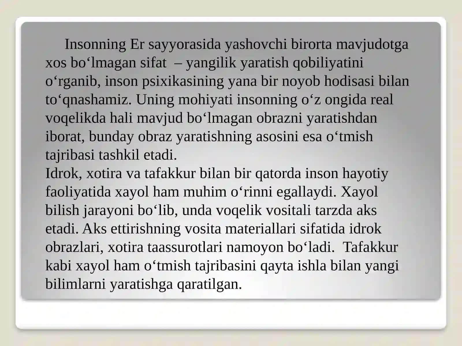 XAYOL XUSUSIYATLARI VA FENOMENLARI 3