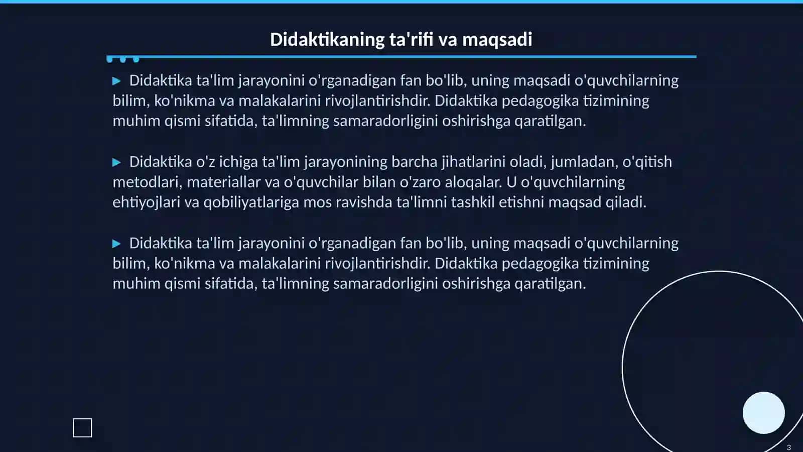Didaktika haqida tushincha 3
