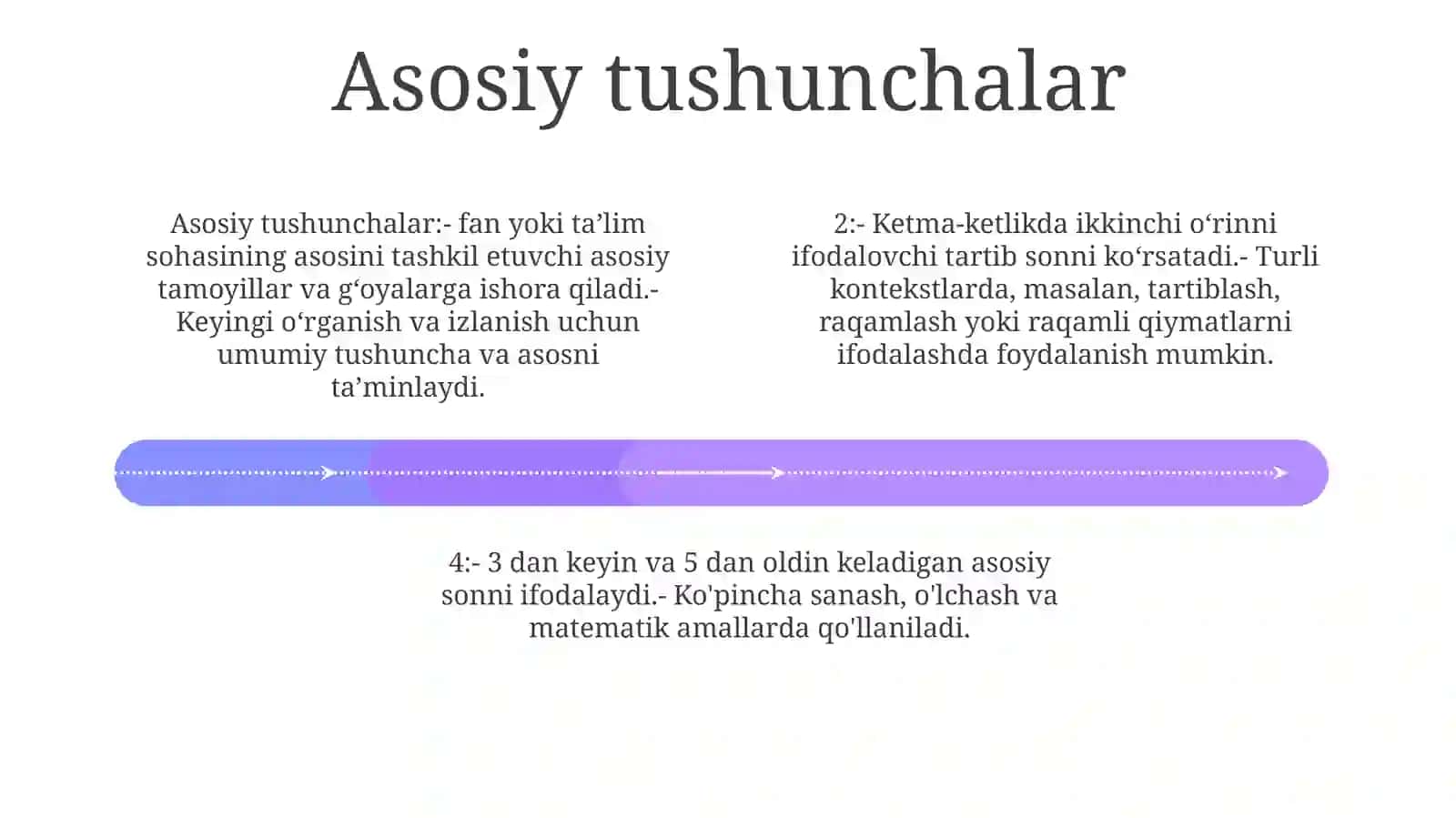 Ushbu bo'limda mavzu va uning ahamiyati 3