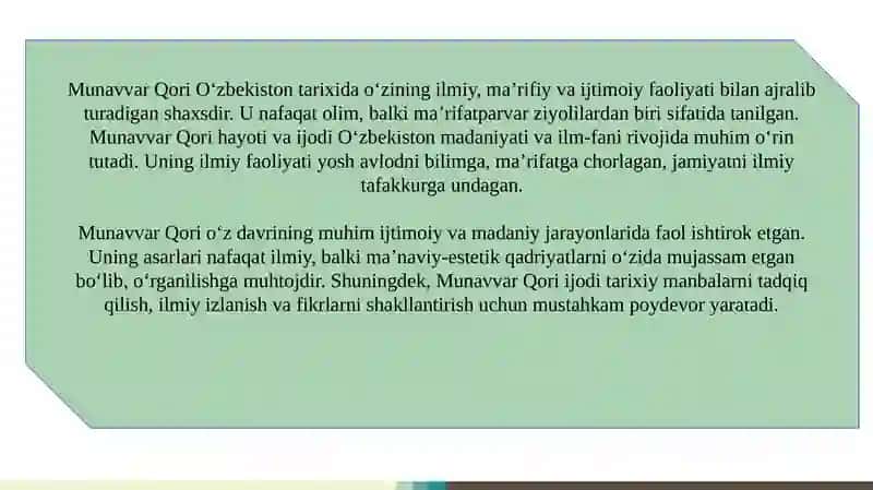 Munavvar Qori 3