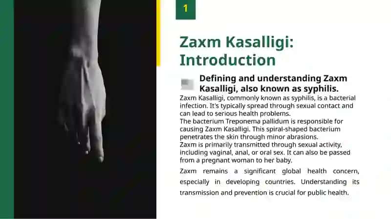 Zaxm Kasalligi 3