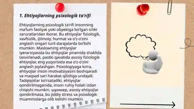 Ehtiyoj va qiziqishlarning psixalogik tasnifi 3