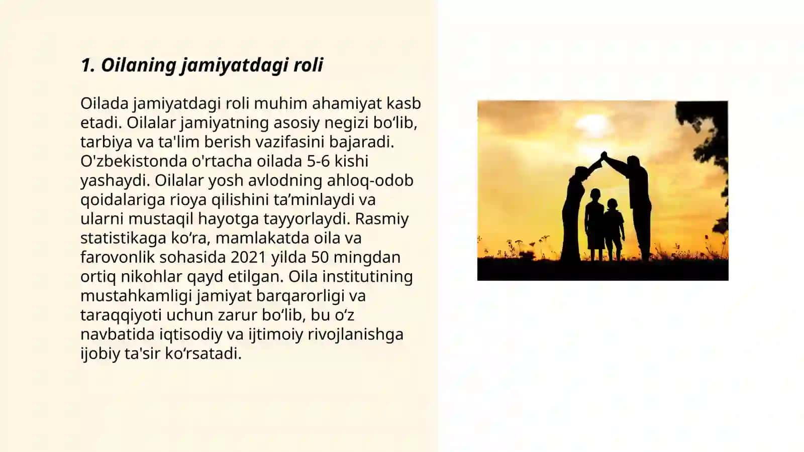 Oilaning jamiyatdagi roli 3