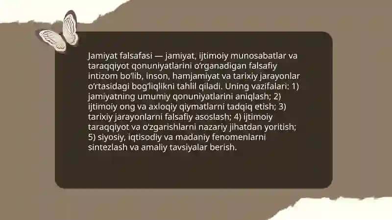 JAMIYAT FALSAFASI 3