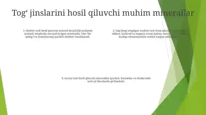 Jins Hosil Qiluvchi Minerallar 3