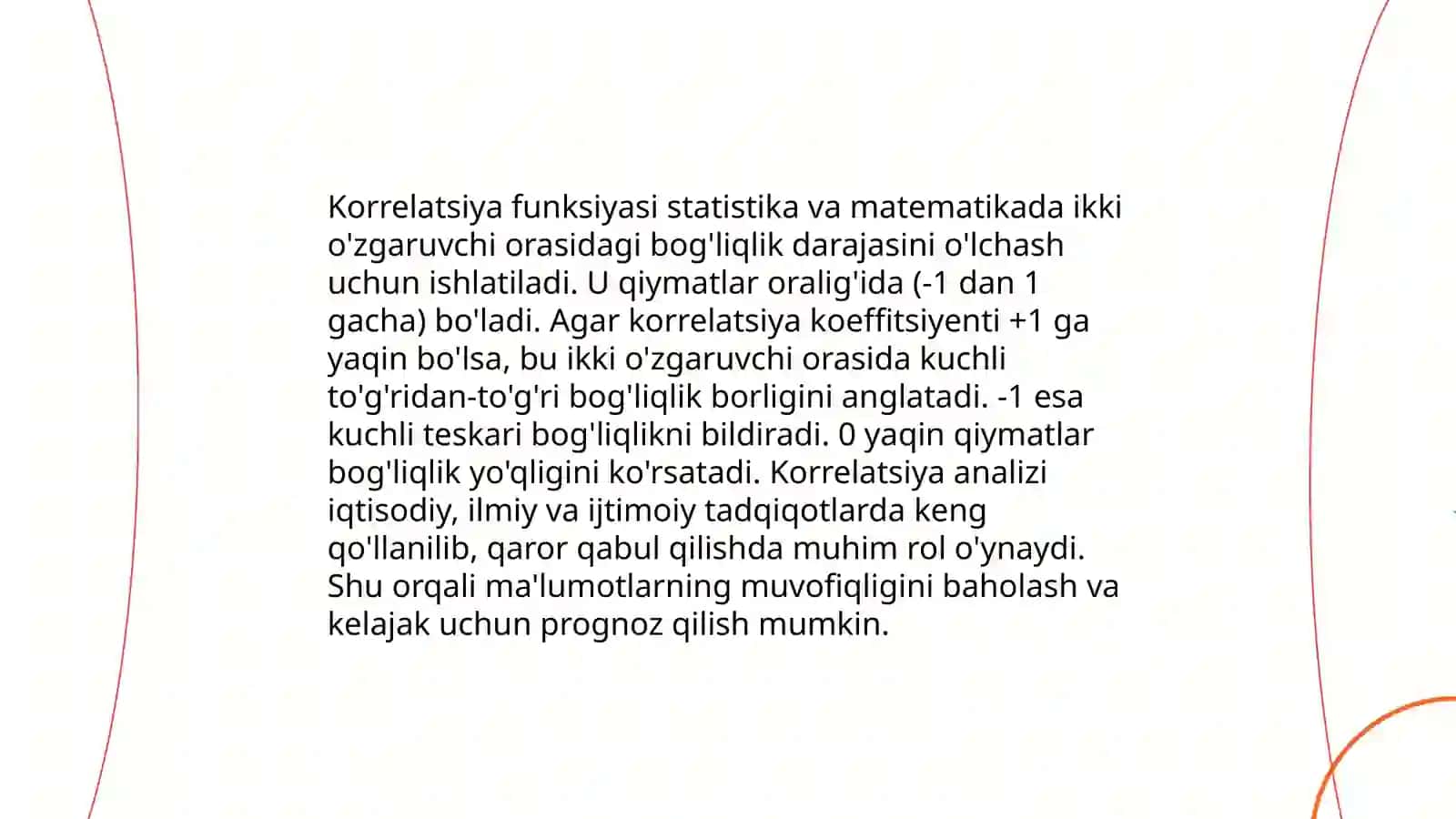 Korrelatsiya funksiyasi va uning ahamiyati 3