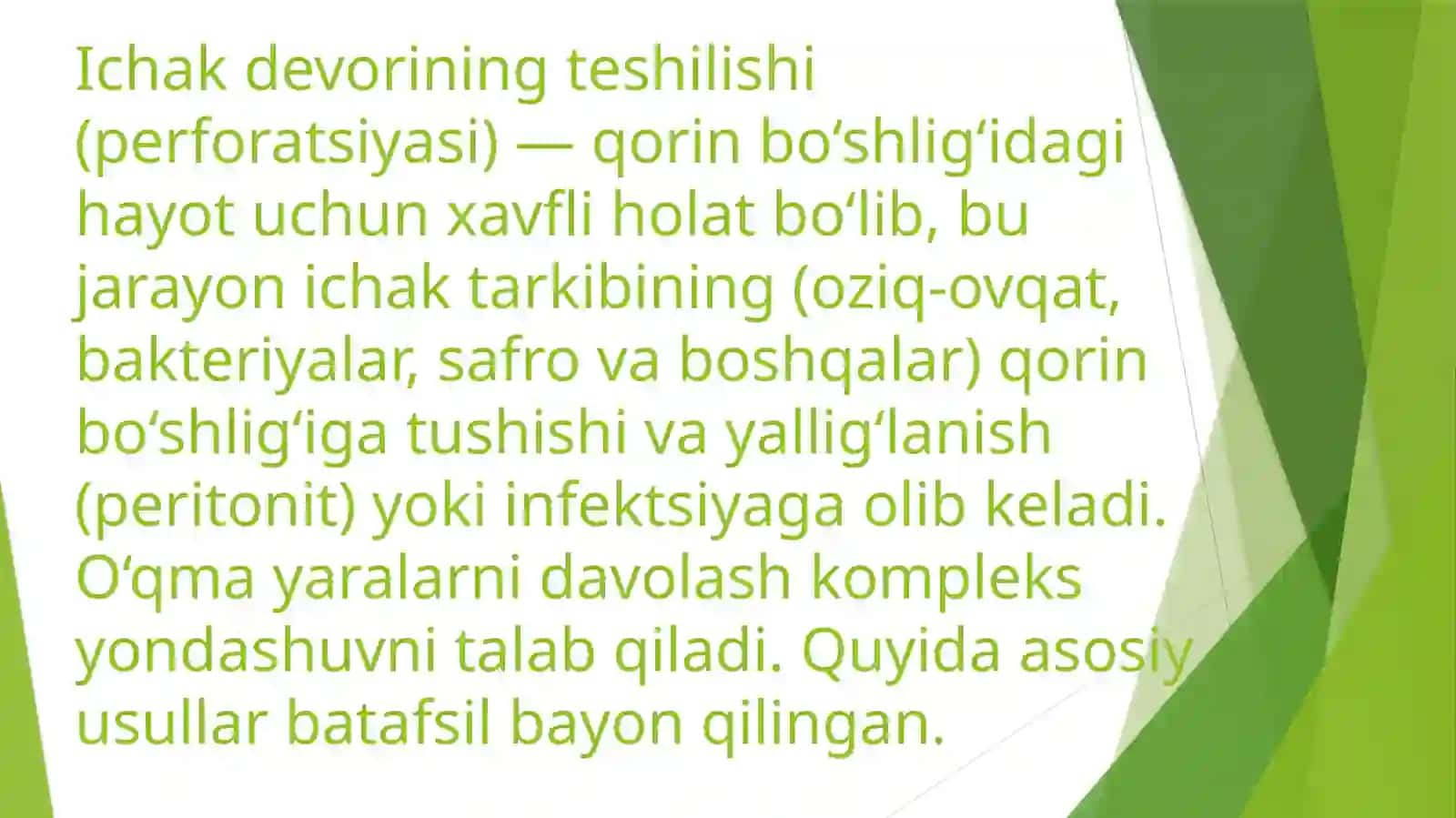 Ichakoqma Yaralari 3