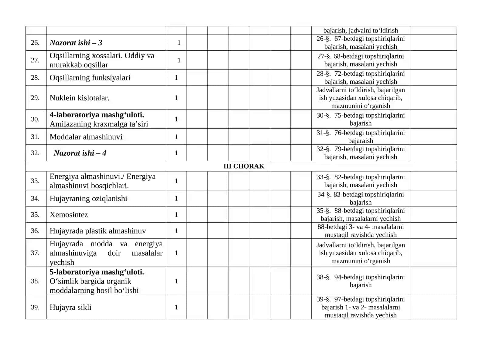 9-sinf biologiya ish reja 2026-yil 3
