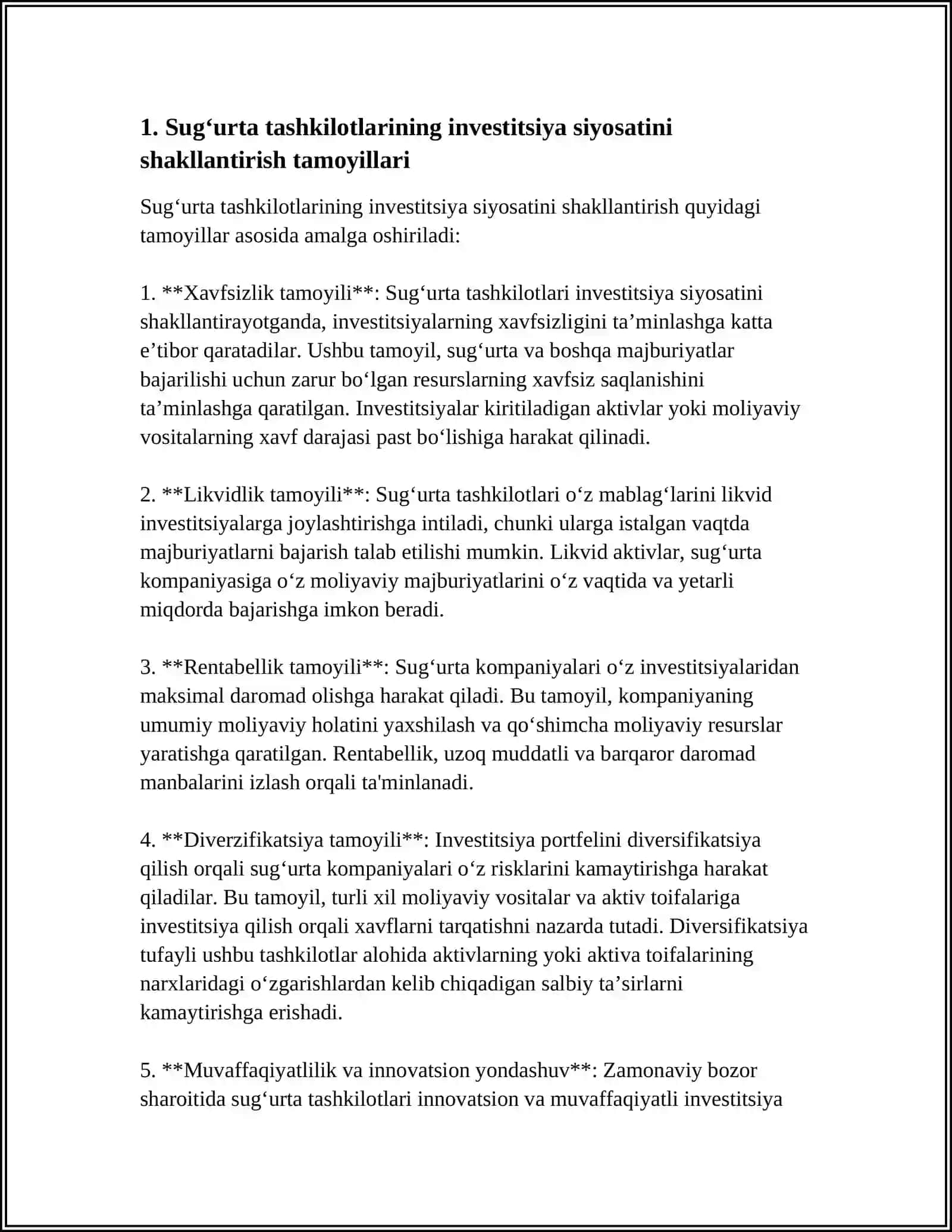 SUG‘URTA TASHKILOTINING INVESTITSIYA FAOLIYATI 3