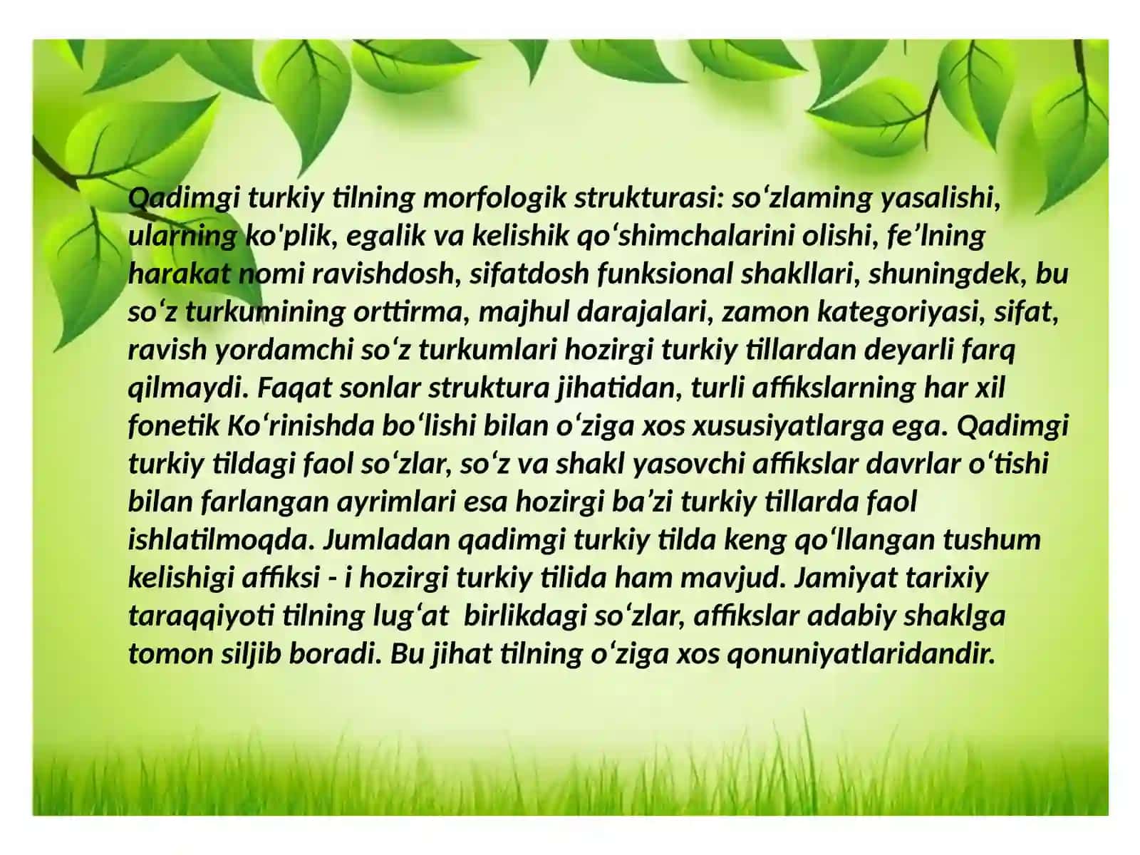 Qadimgi turkiy tillarda soʻz yasalishi 3