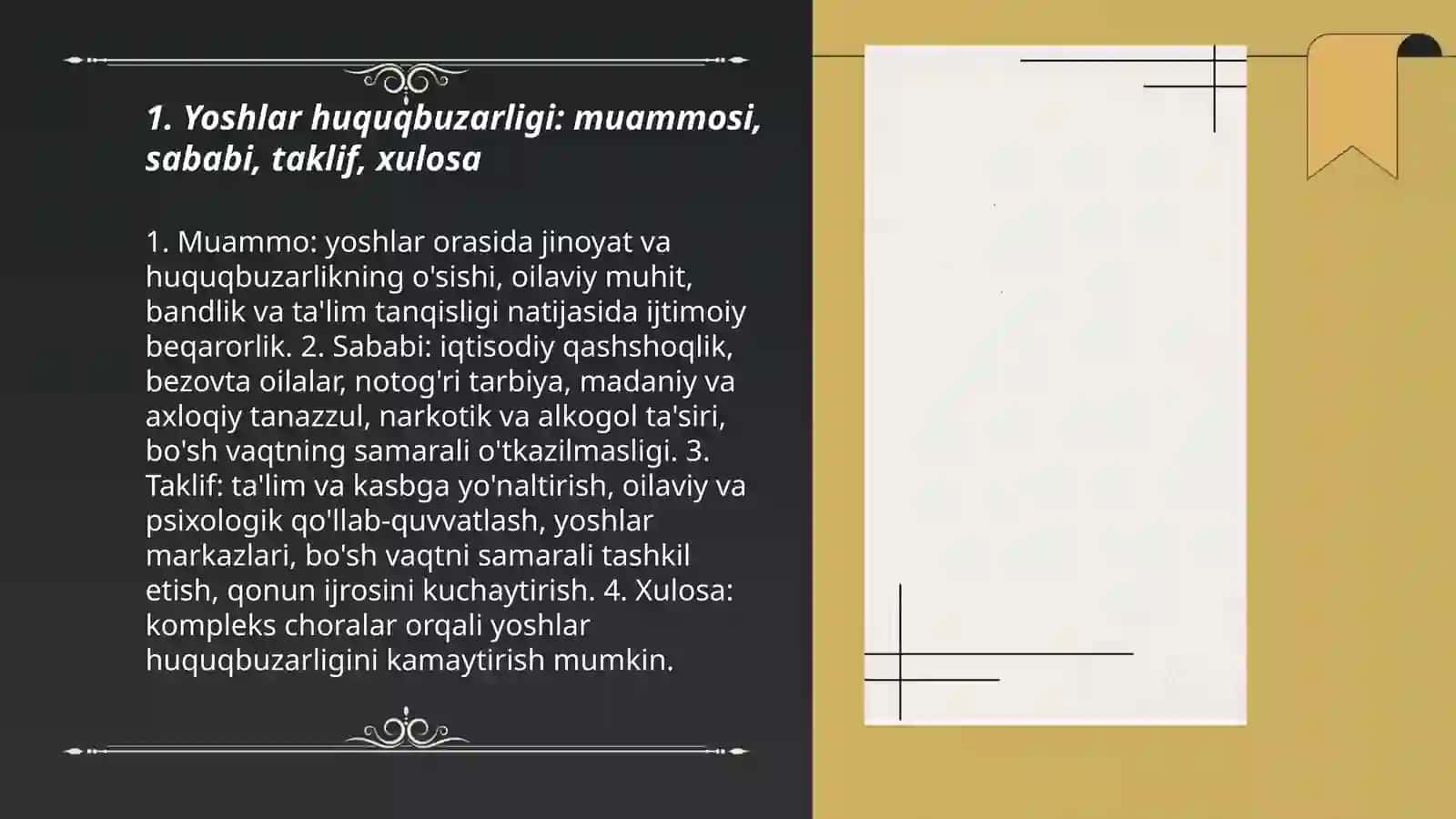 Huquqbuzarlik 3