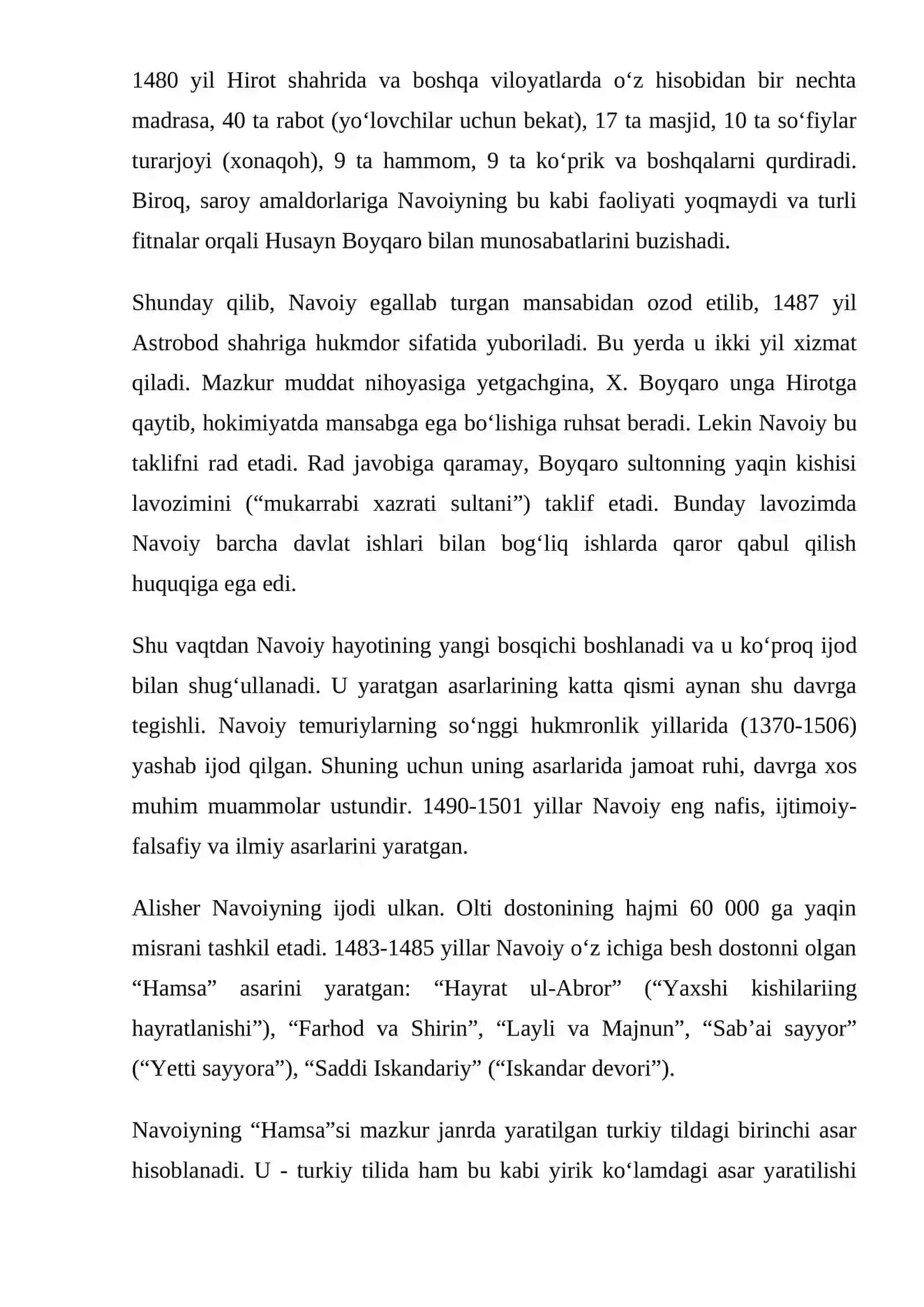 Alisher Navoiy (1441-1501) 3