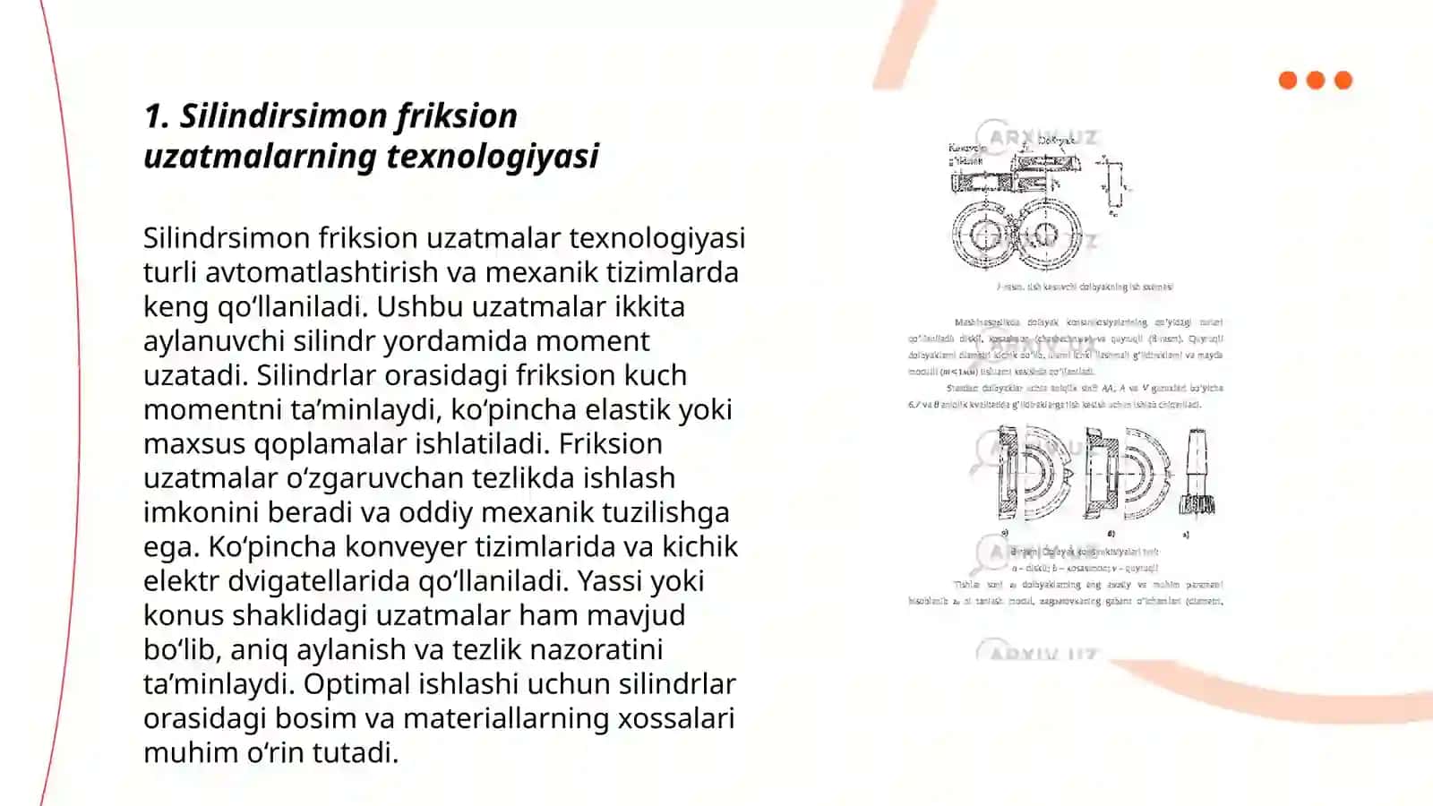Silindirsimon friksion uzatmalar 3
