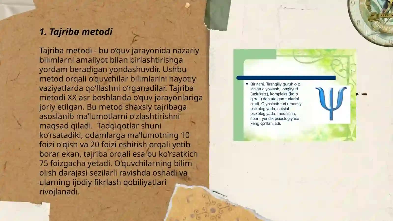 Hozirgi zamon psixologiyasining tadqiqot metodlari 3