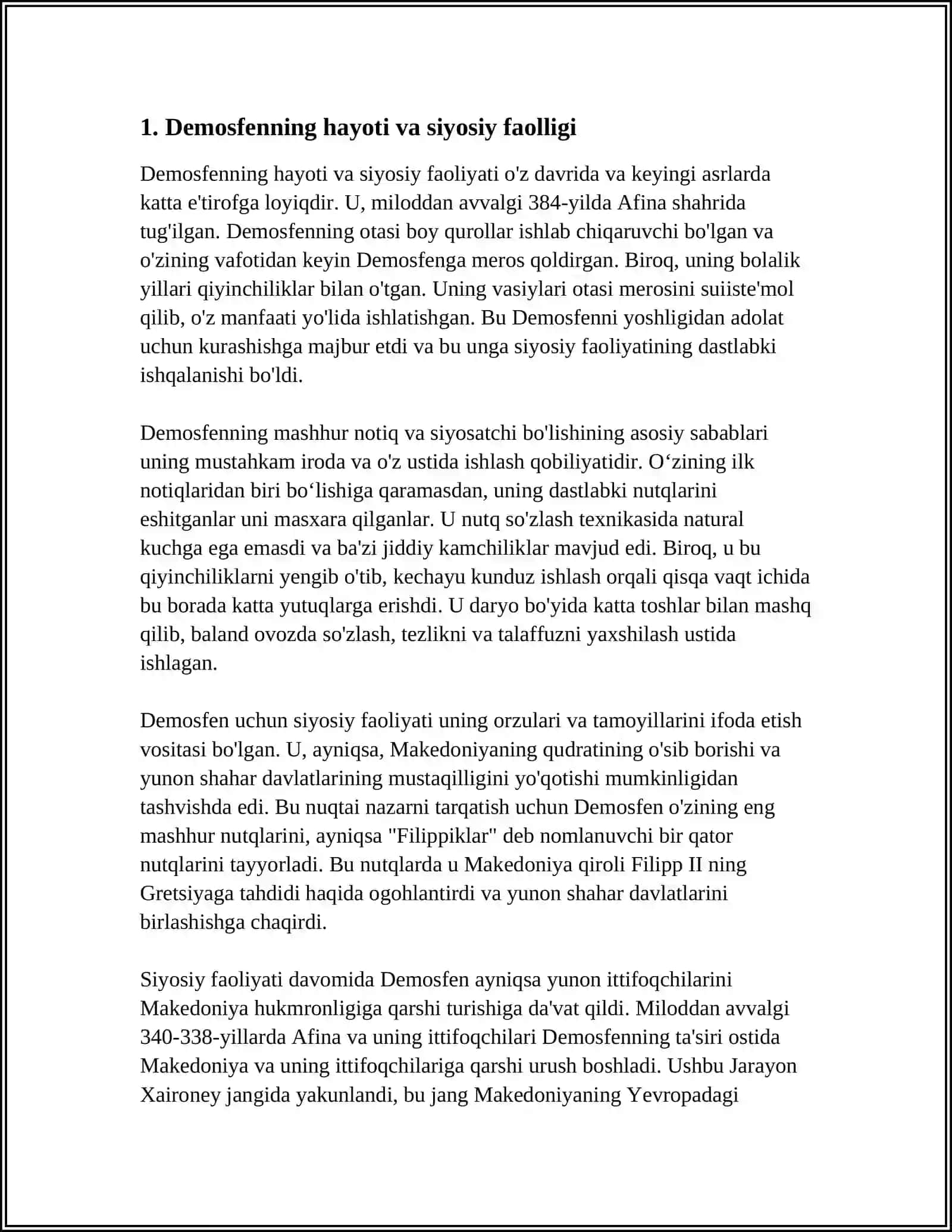 DEMOSFEN - ULKAN NOTIQ 3