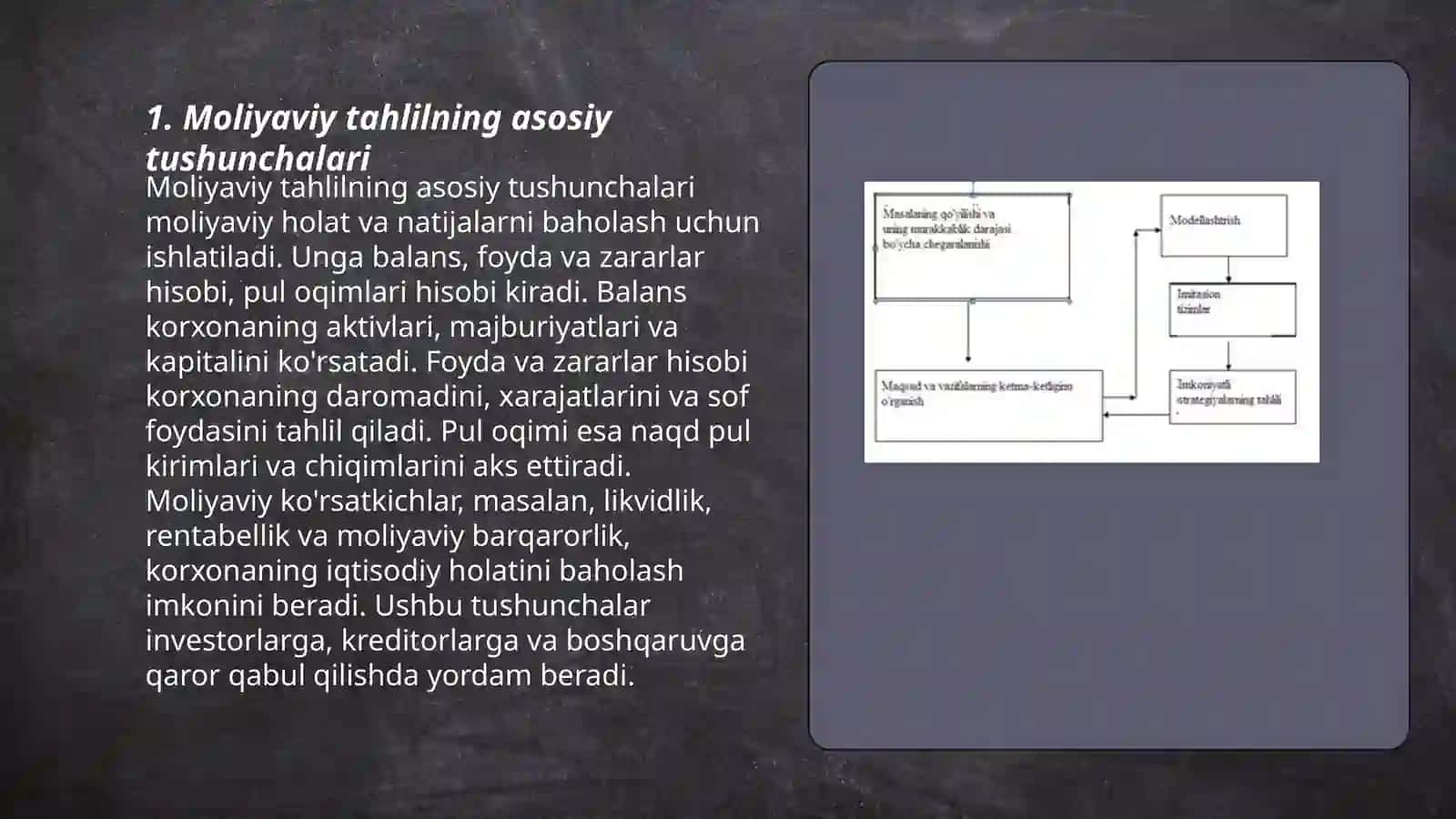 Moliyaviy taxlilning turlari 3