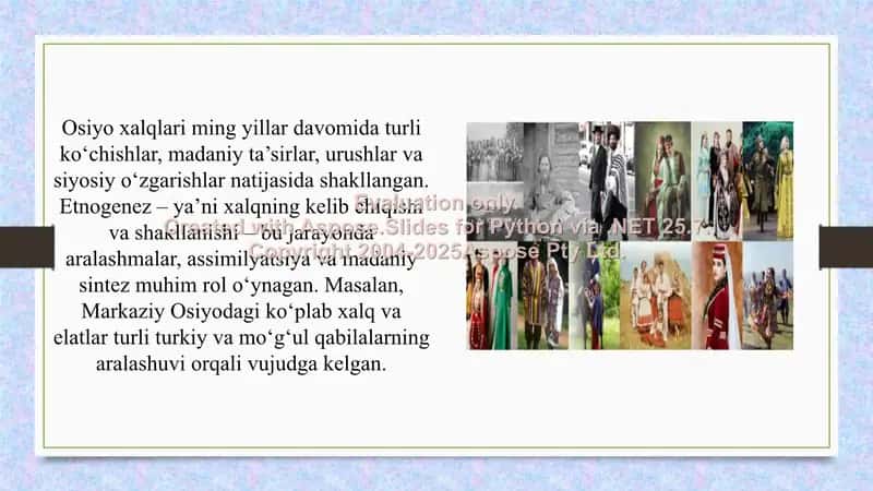 Osiyo xalqlari etnologiyasi. Yevropa xalqlari 3