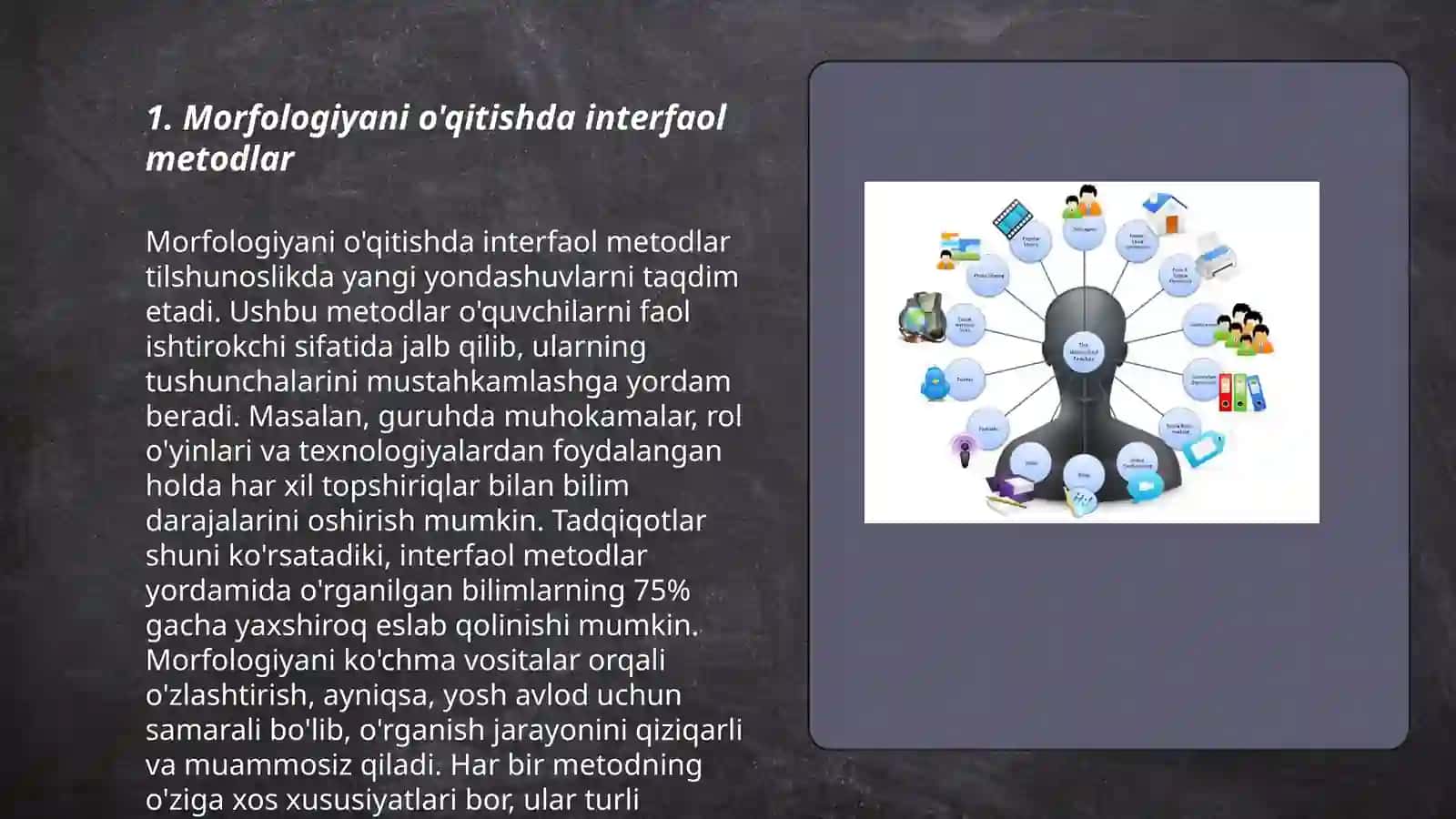 Morfologiyani o'qitish metodikasi 3