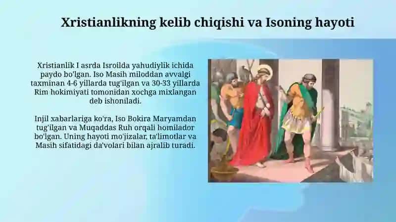 Xristanlik tarixi asosiy gʻoyalari 3