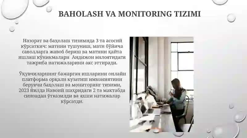 Baholash va monitoring tizimi 3