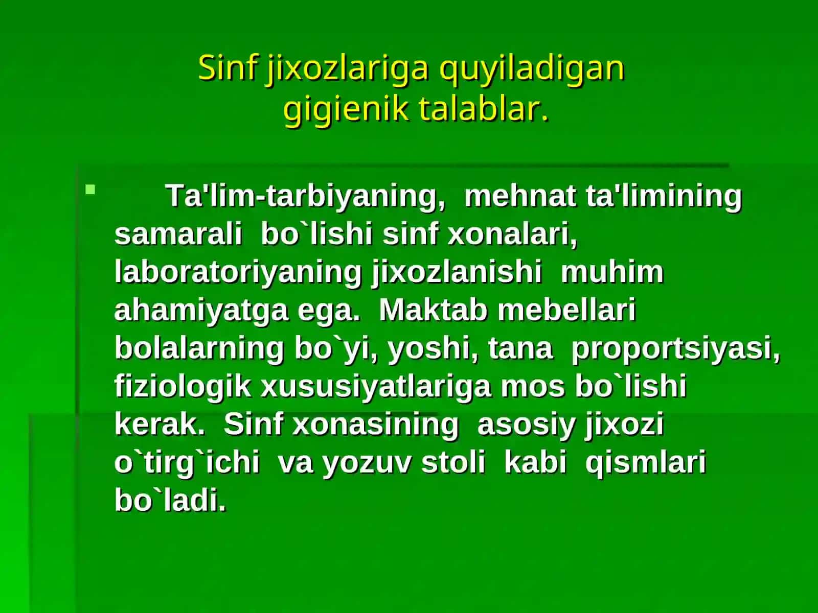 Sinf xonasi gigenasi 3