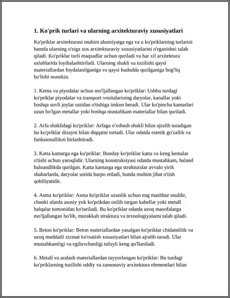 KO’PRIKLAR ARXITEKTURASI 3