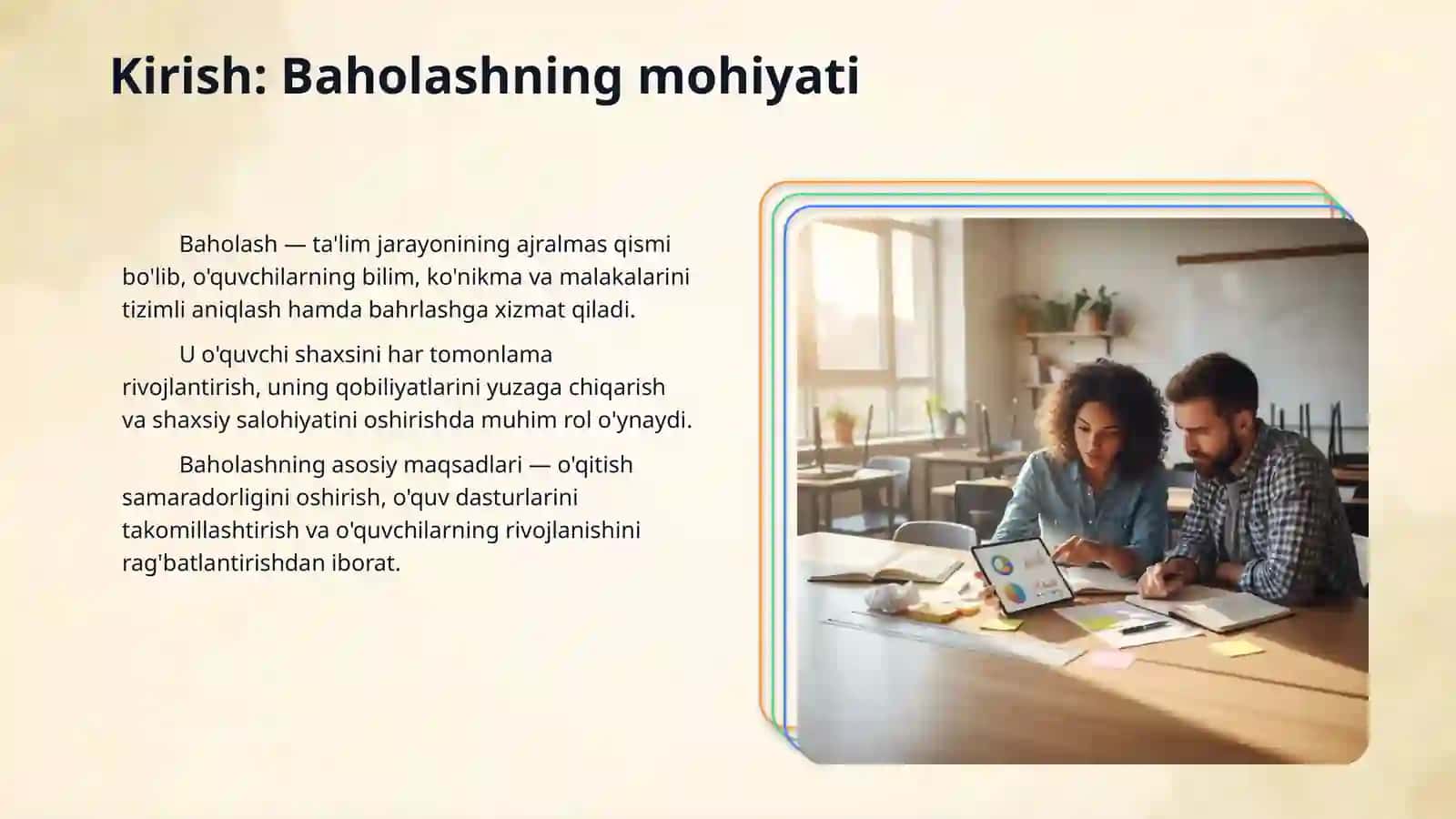 O‘quvchilarning ta’limiy va tarbiyaviy yutuqlarini baholash tizimi 3