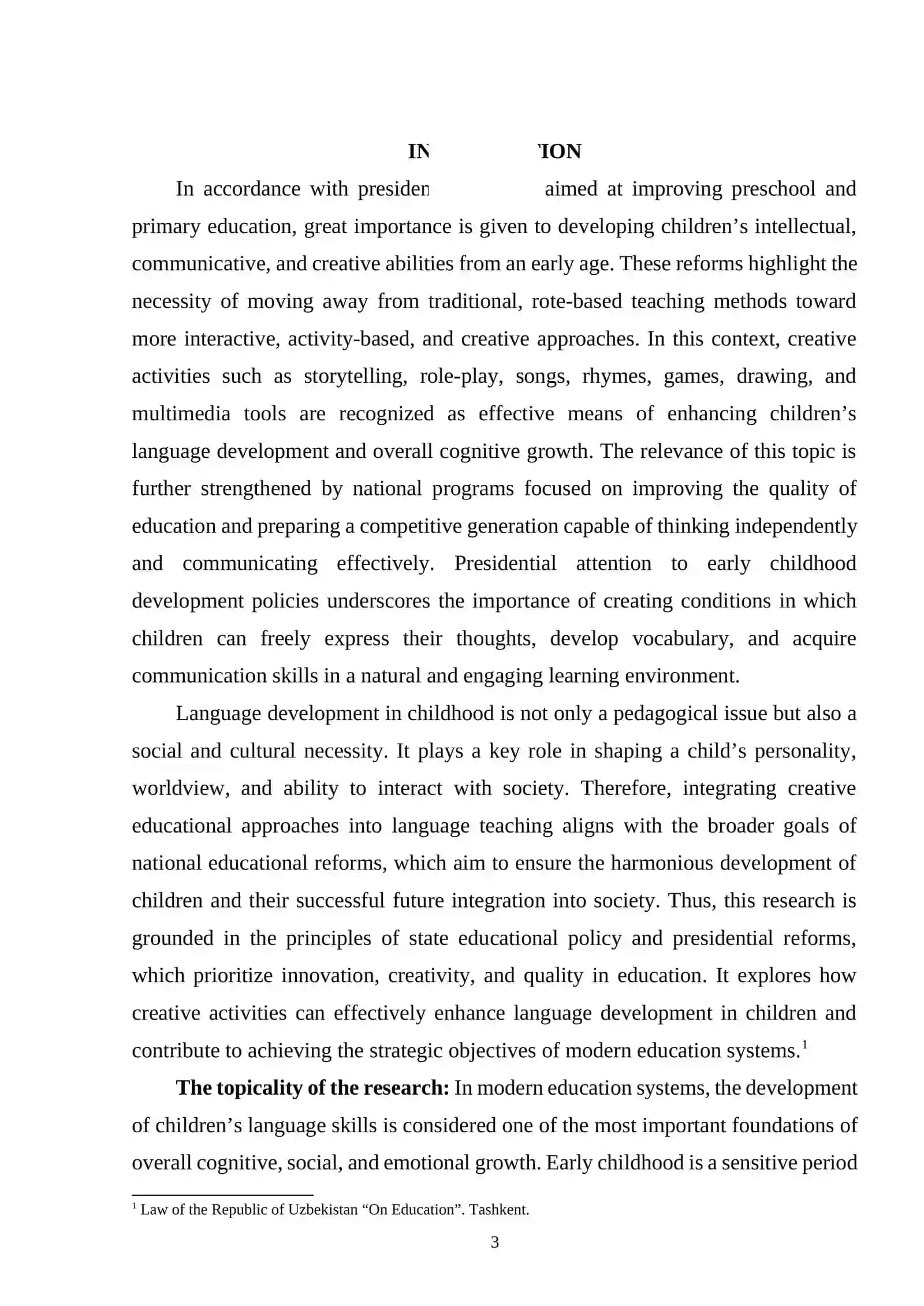 Creative activities for enhancing language development in children 3
