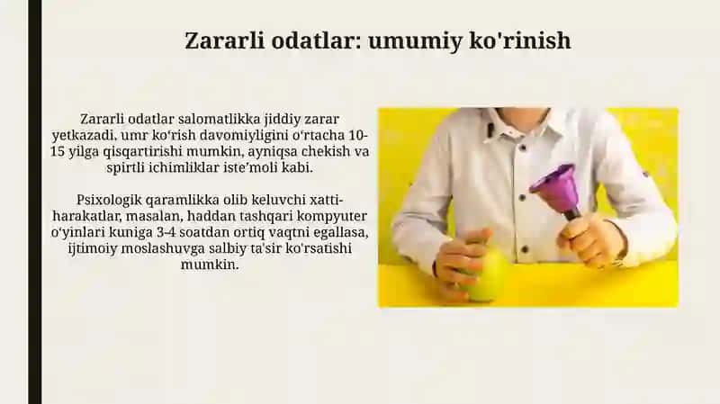 Zararli odatlar va ularnioldiniolish 3