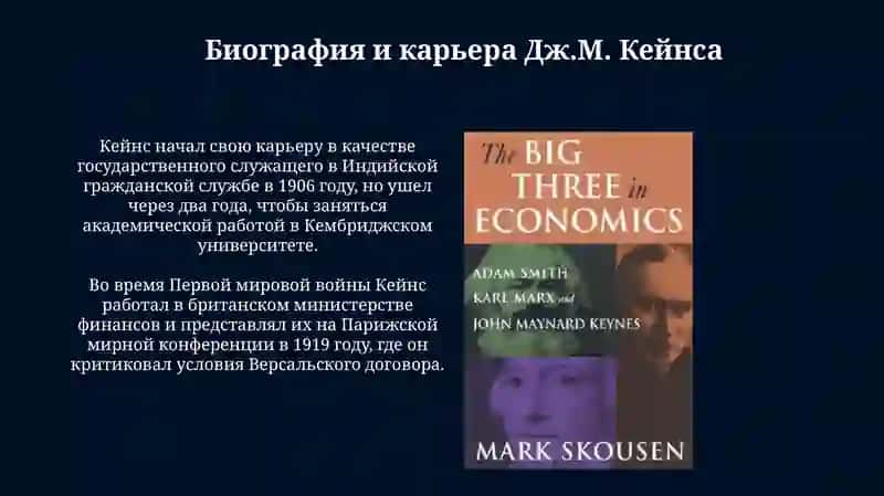 Экономические идеи Дж Кейнса 3