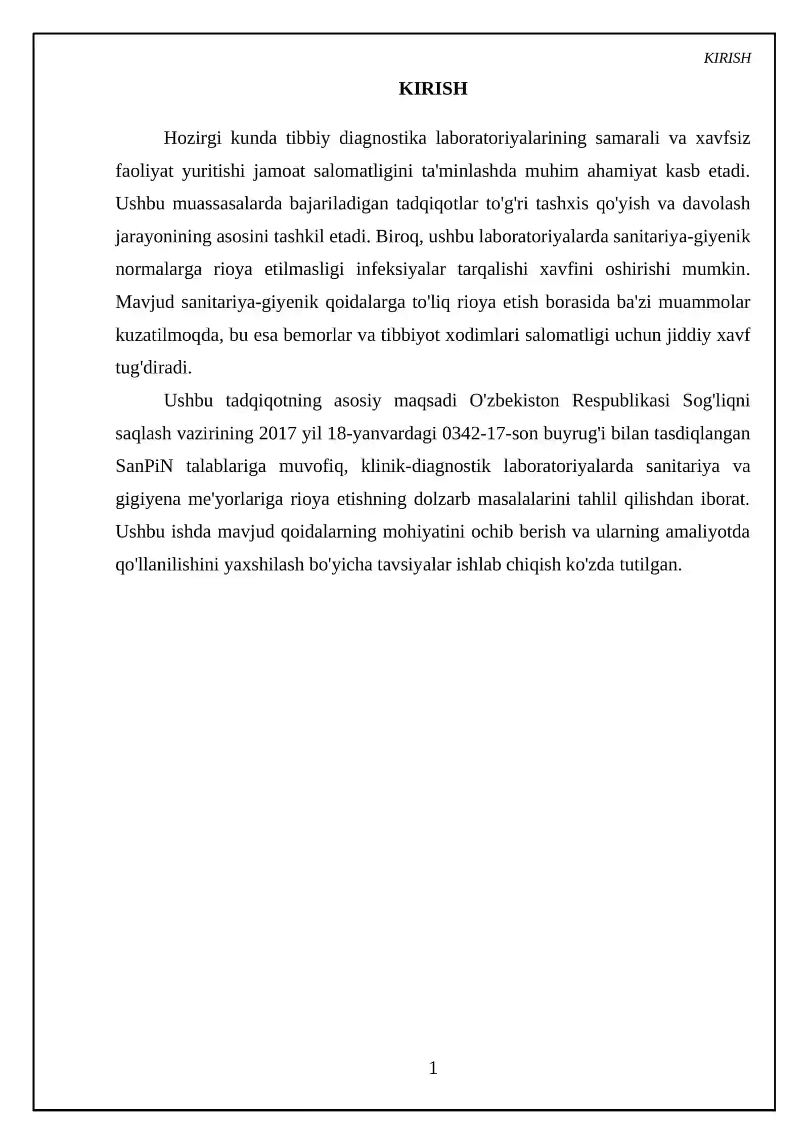 Laboratoriya xonalariga sanitariya-gigiyena talablari 3