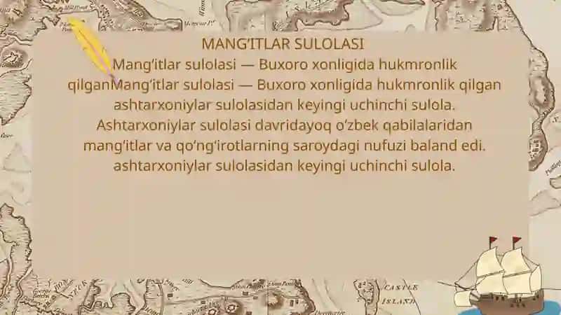 Mangʻitlar Davrida ILM FAN 3