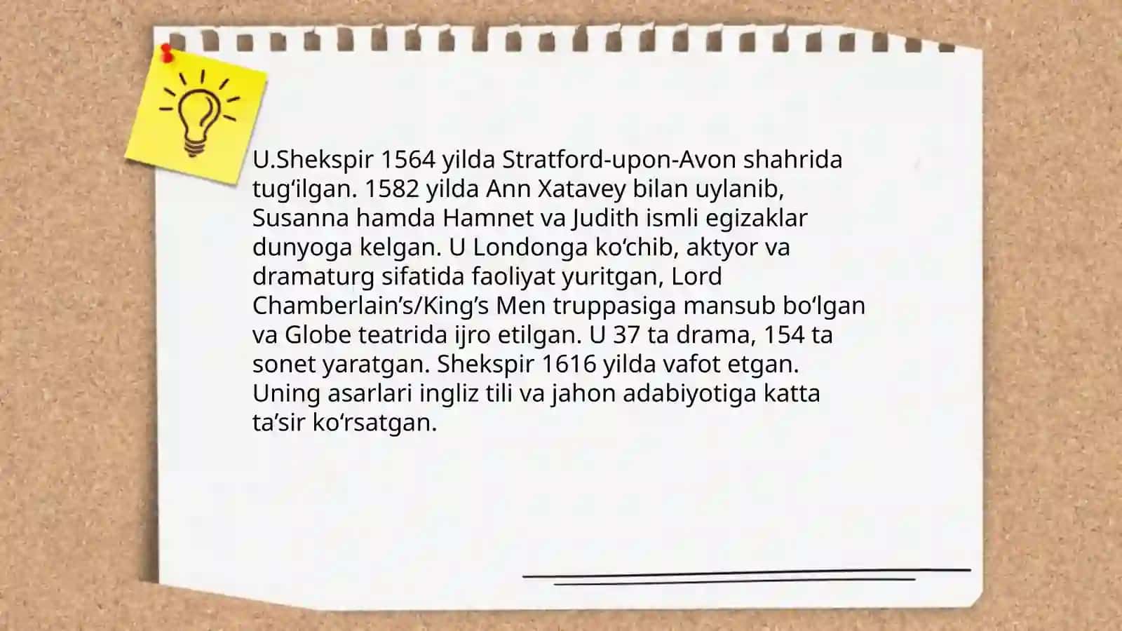 U.Shekspir ijodi va asarlari 3