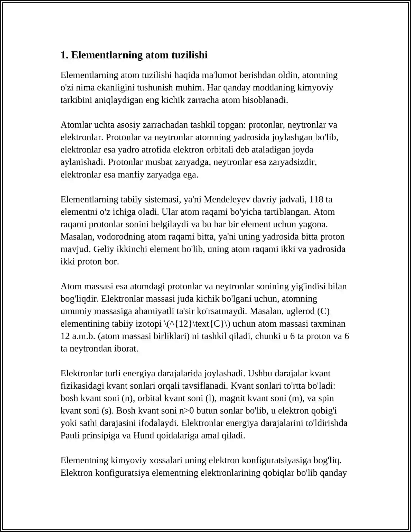 ELEMENT ATOMLARINING SQEKTRLARI. MOZLI QONUNI 3