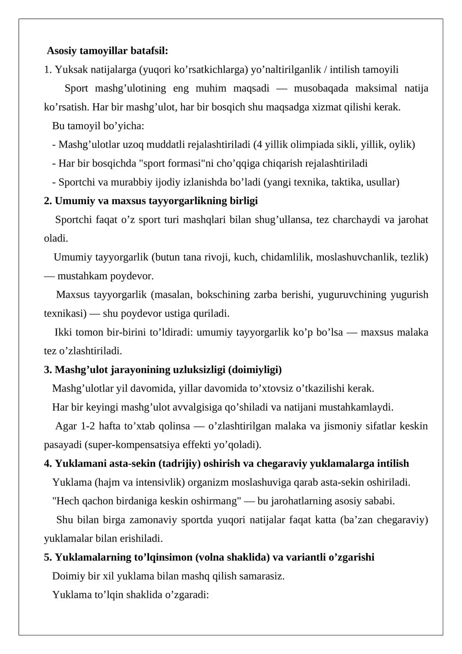 Sport trenirovkasi tamoillari 3