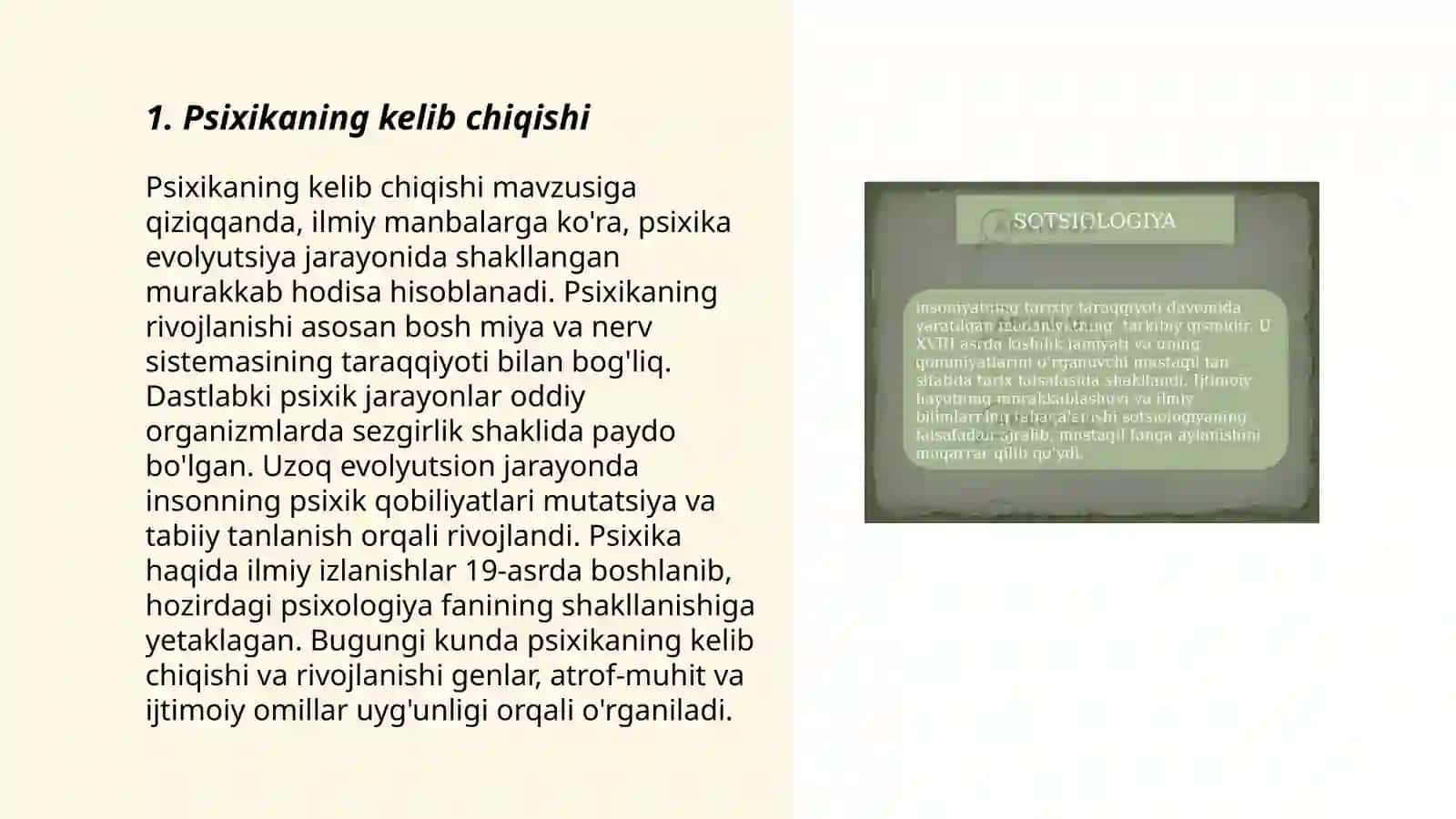 Psixikaning felogenetik taraqqiyoti 3