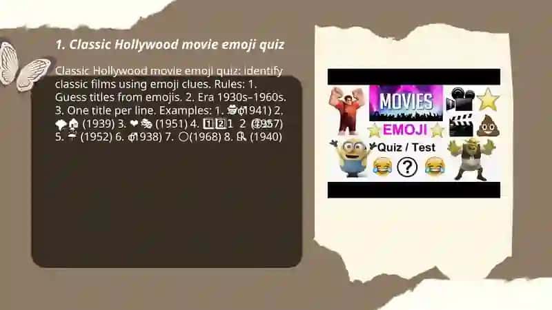 Classic Hollywood movie emoji quiz 3