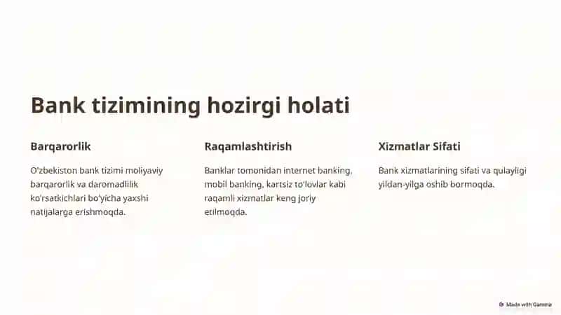 O'zbekiston Respublikasining bank tizimi 3