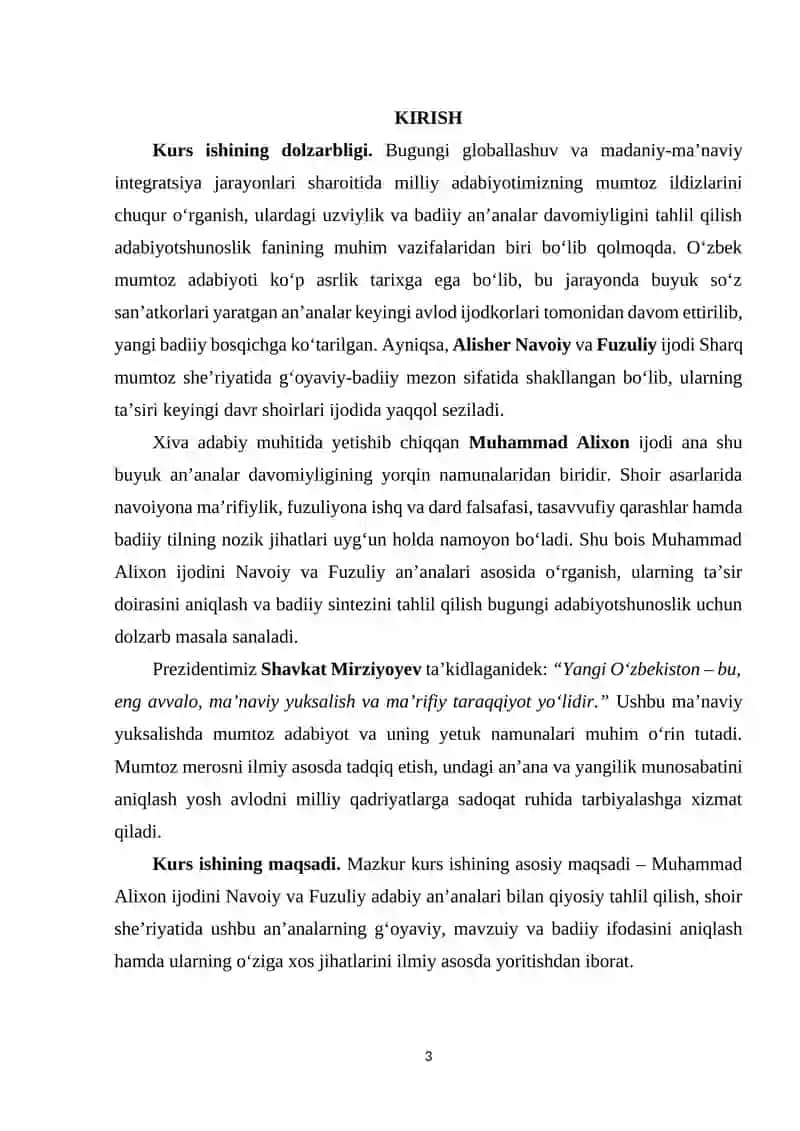 Muhammad Alixon ijodida Navoiy va Fuzuliy an’analari 3