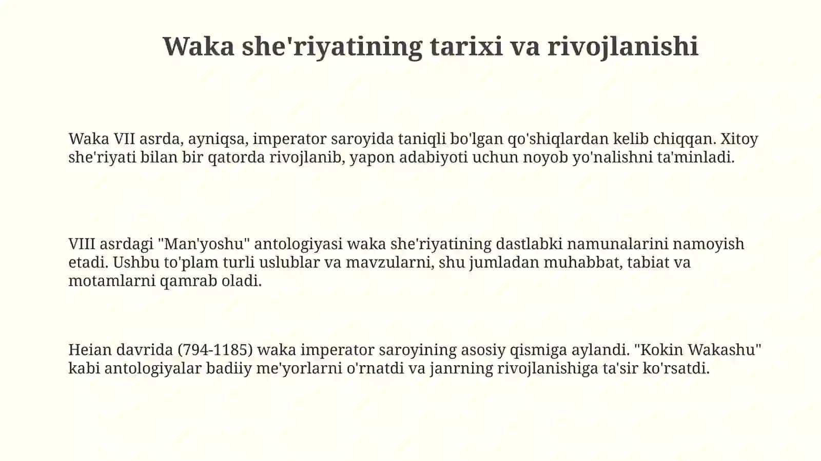 Vaka she’riyati 3