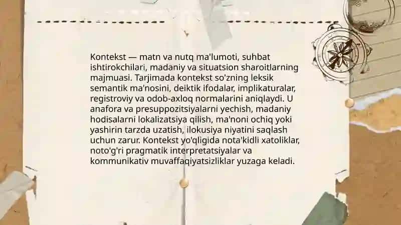 Tarjimaning pragmatik muammolari 3