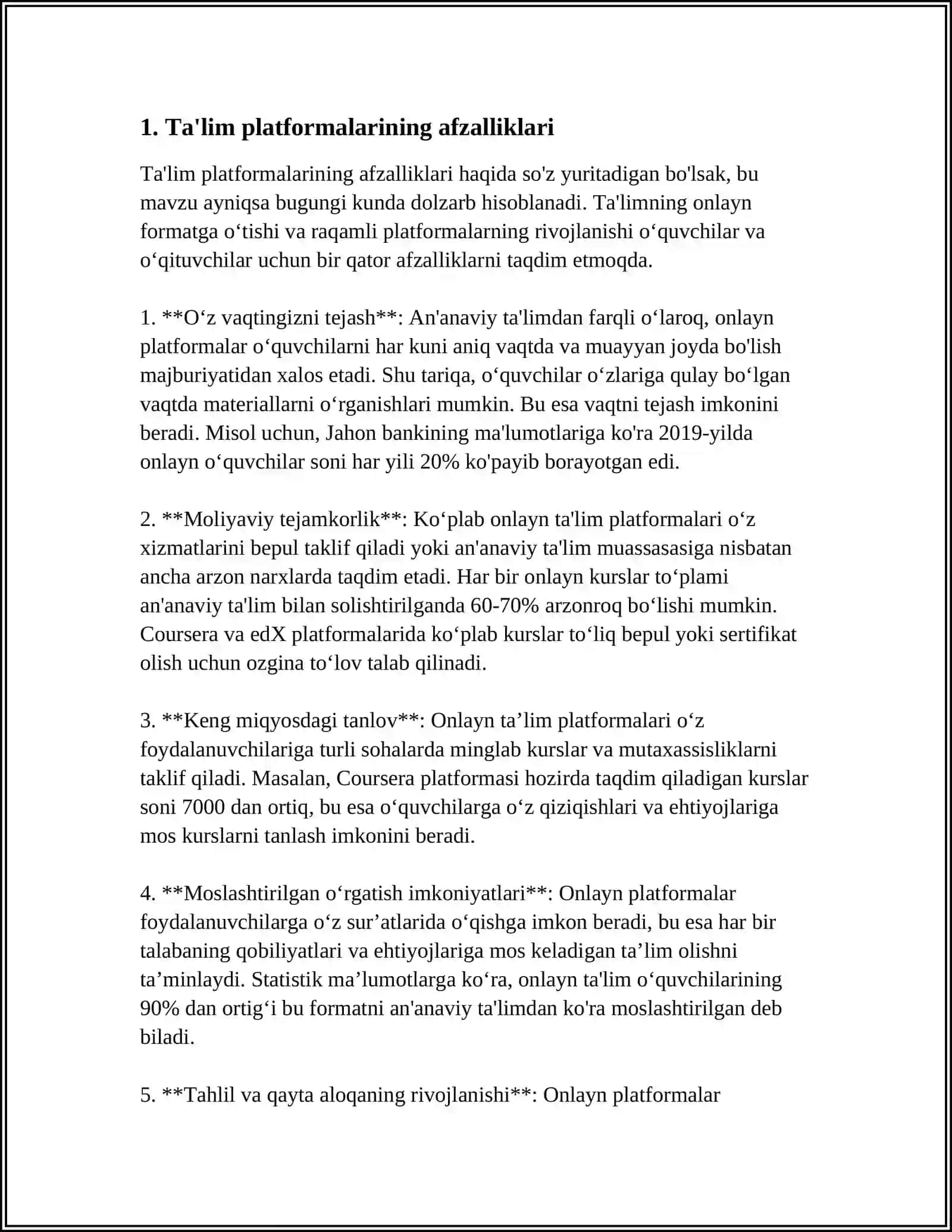 TA'LIM PLATFORMALARI VA ULARDAN FOYDALANISH 3
