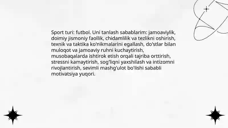 Men qiziqqan sport turi 3