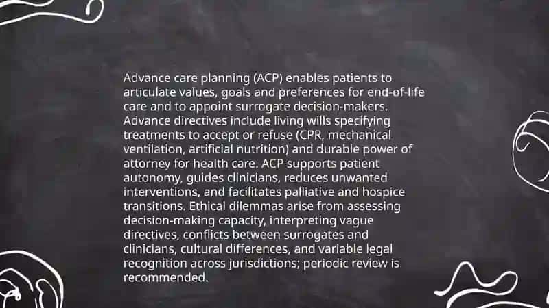 End-of-Life Care Ethical Dilemmas Discussion 3
