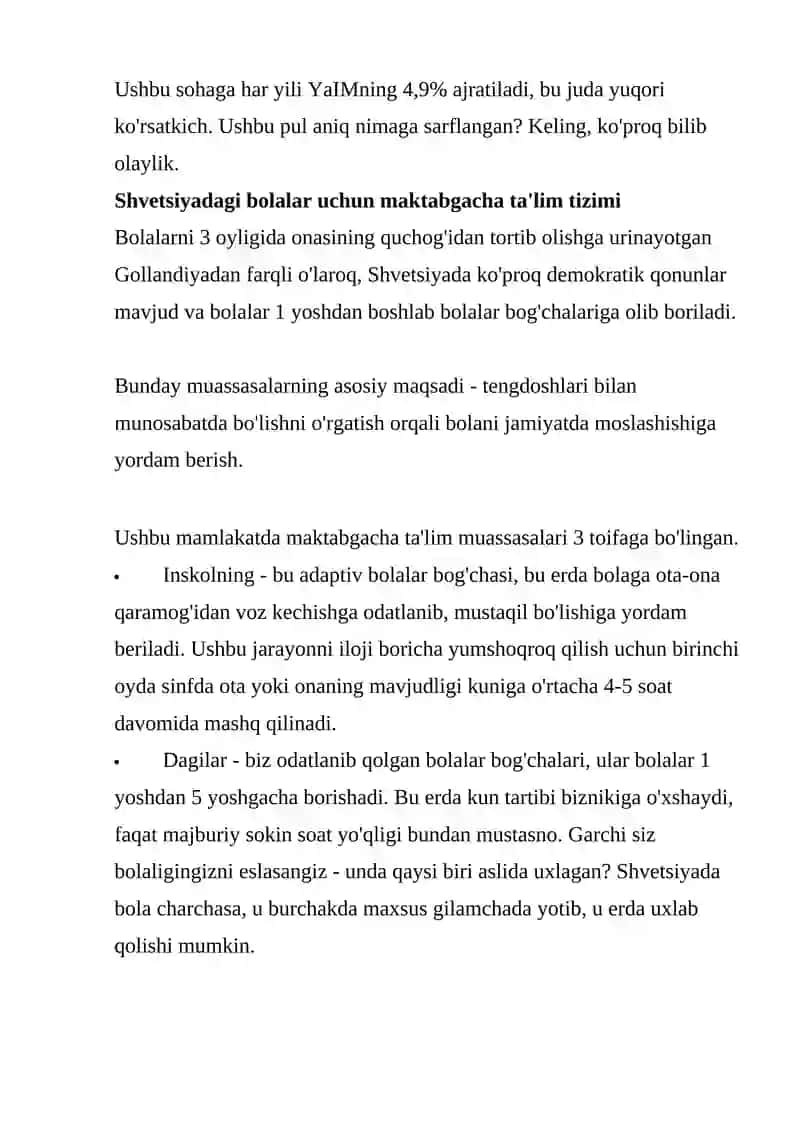 SHIVETSIYA TA'LIM TIZIMI 3