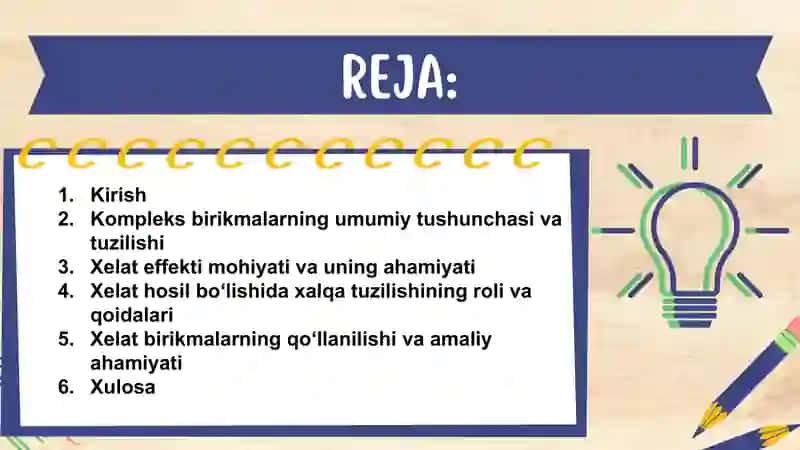 Kompleks birikmalarida xelat effekti,xalqa hosil qilish qoidasi 3