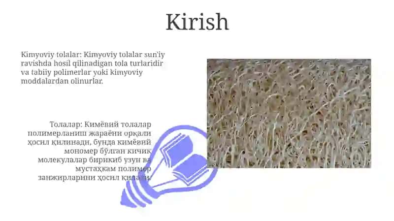Kimyoviy Tolalar Olinishi Va Tuzilishini Òrganish 3