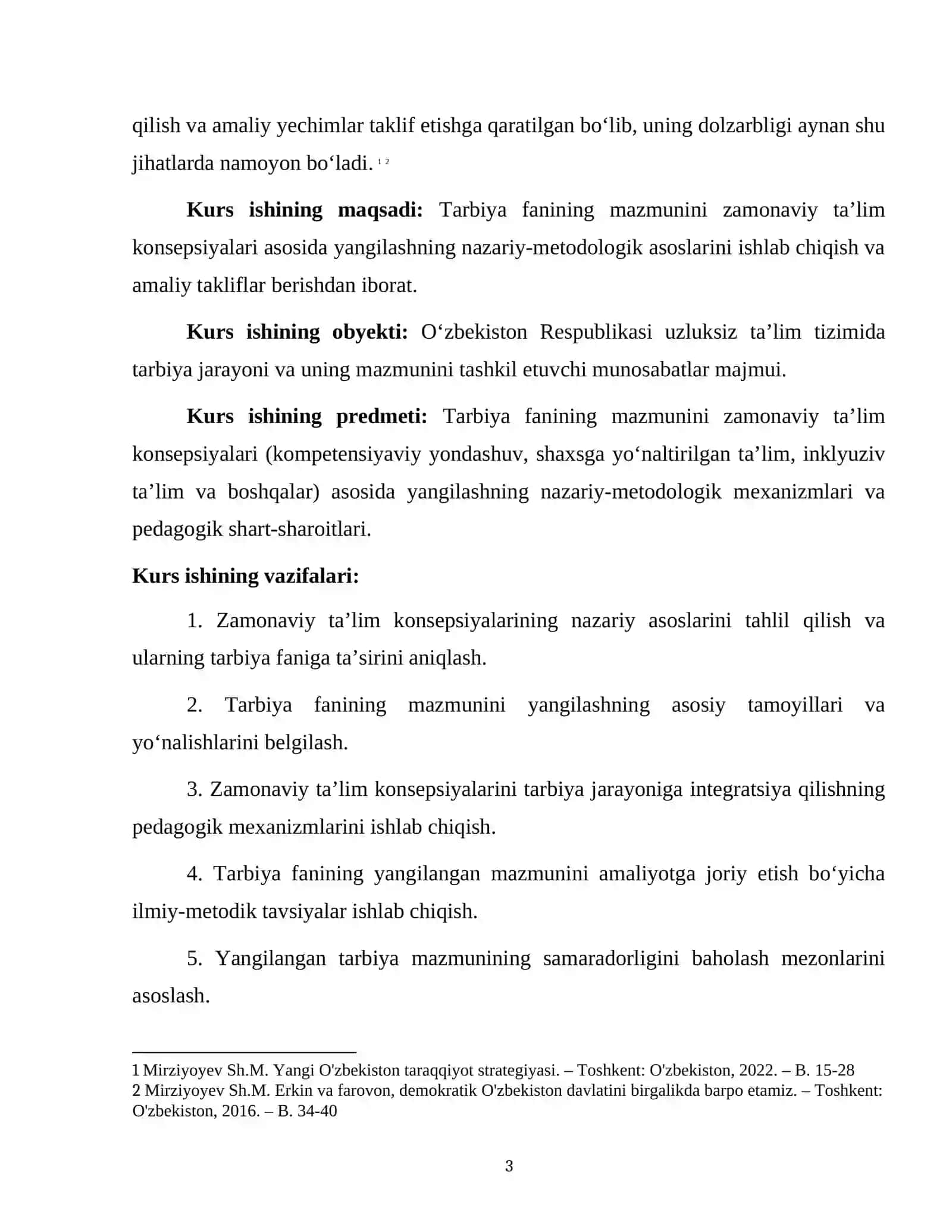 Tarbiya fanining mazmunini yangilash masalalari 3