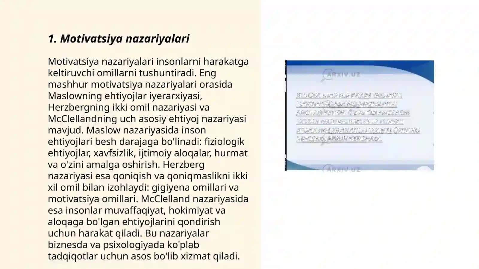 Motivatsiya nazariyalari 3